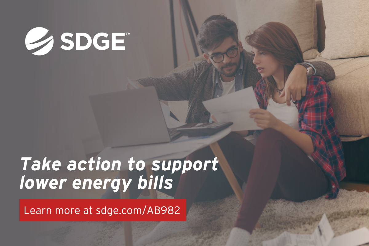 Your Support Is Needed To Help Lower Energy Bills Sdge San Diego Gas And Electric News Center 8681